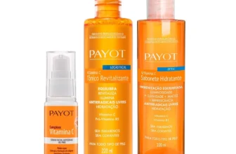 Kit Limpeza Tonificação e Tratamento Facial Vitamina C Payot