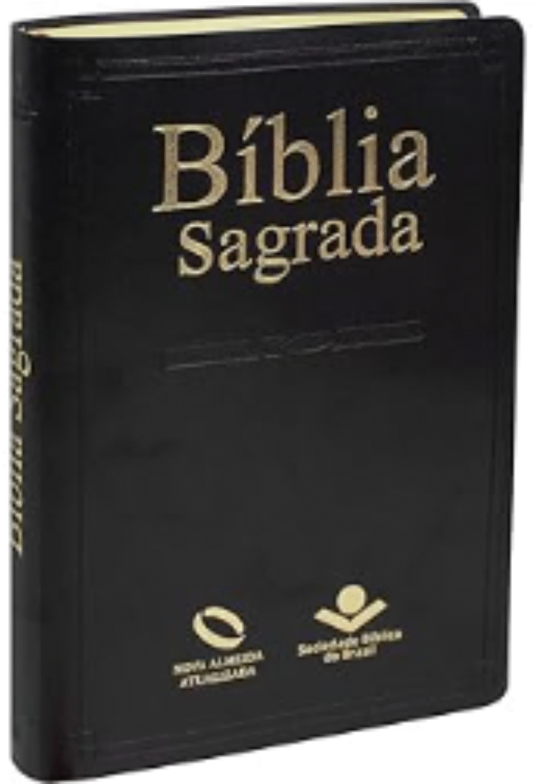 Bíblia Sagrada NAA | SBB | Capa sintética flexível, preta: Nova Almeida Atualizada (NAA)