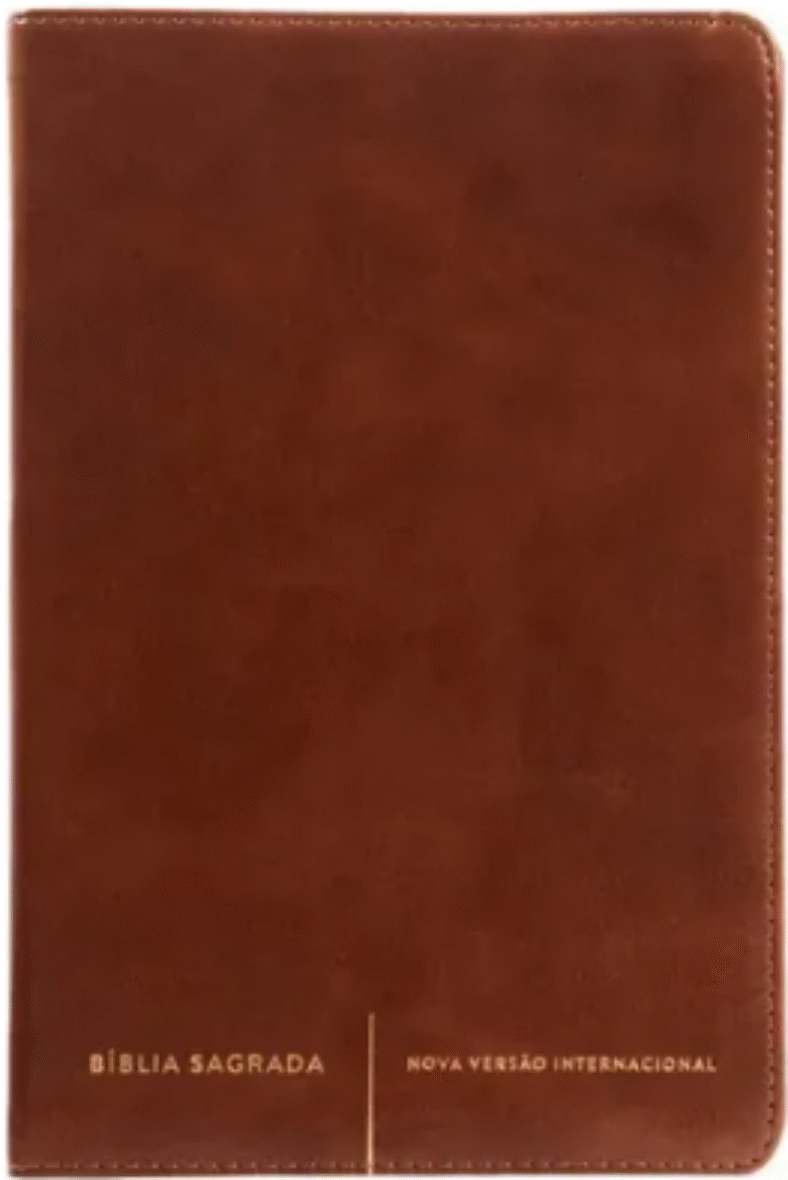 Bíblia Sagrada Slim NVI, Luxo, Capa Marrom, Couro-soft Bíblia Sagrada Slim NVI, Luxo, Capa Marrom, Couro-soft