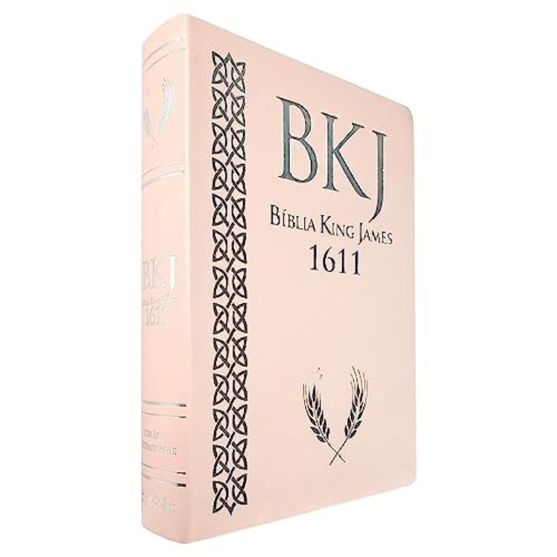 BÍBLIA KING JAMES 1611 LETRA ULTRAGIGANTE ROSE BÍBLIA KING JAMES 1611 LETRA ULTRAGIGANTE ROSE